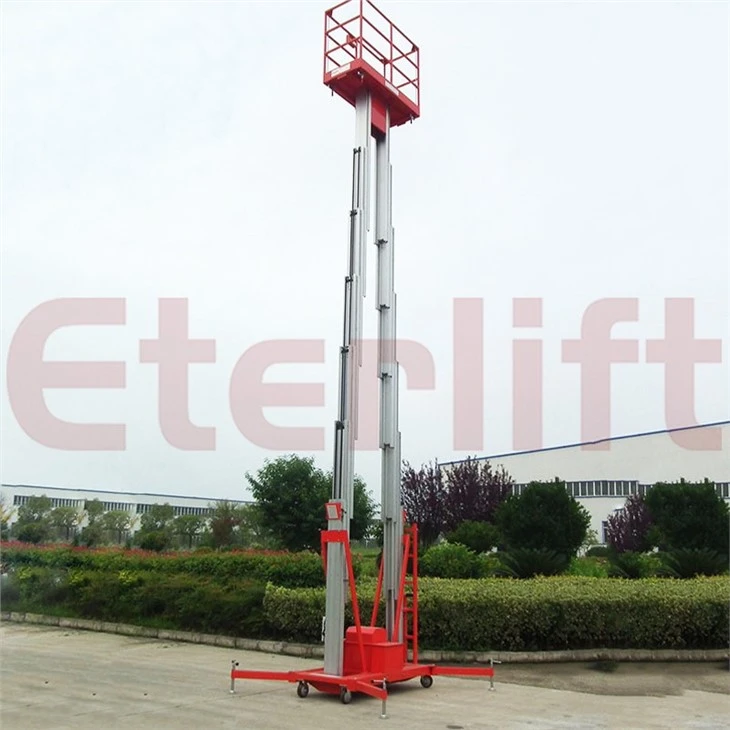 Single Mast Aluminum Man Lift