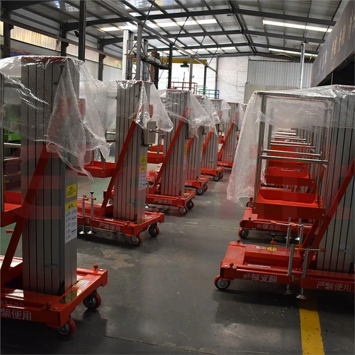 Single Mast Aluminum Man Lift